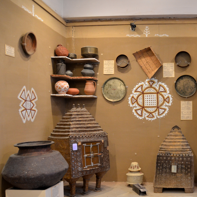 Rajasthani kitchen at Alankar Museum