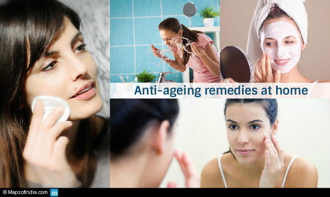 Anti ageing remedies at home