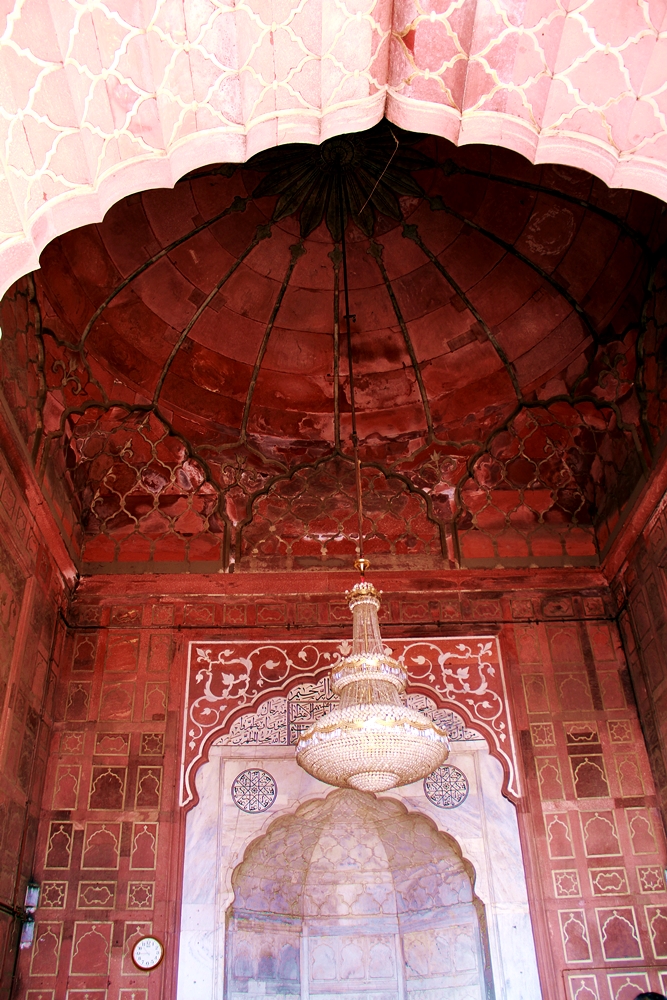 Artwork in Jama Masjid at Chandni Chowk, Old Delhi
