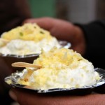 Daulat ki chaat at Chandni Chowk, Delhi