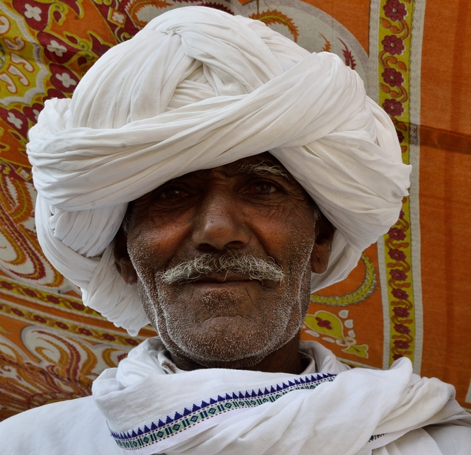 Pilgrim at Pushkar Camel Fair