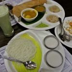 South Indian dishes at Saravana Bhavan, Delhi