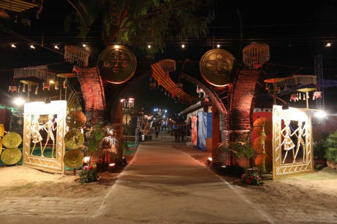 Surajkund Mela - Gates to various entries which mesmerised the crowd