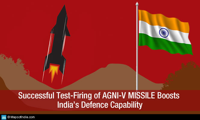 Test fire of Agni-V Missile