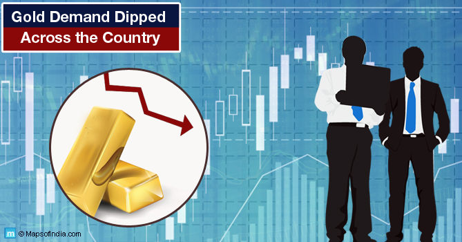 Gold demand dipped across country