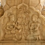 Courtyard – Artwork depicting subjects playing music