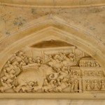 Courtyard – Artwork depicting subjects welcoming their King