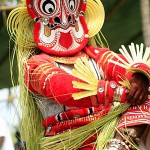 Gulikan Theyyam performance