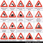 Road safety cautionary signs