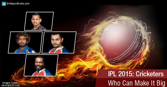 Top cricketers for IPL 2015