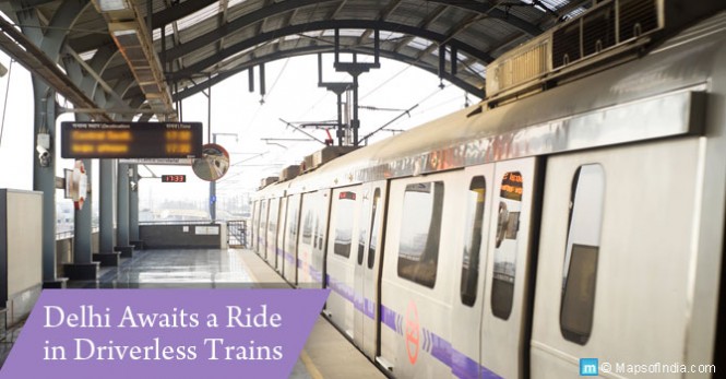 Delhi Metro's First Driverless Train