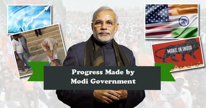Progress made by Modi Government
