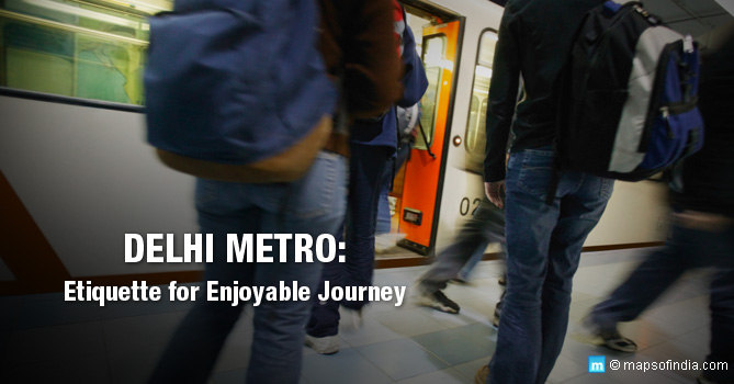 Image of Delhi Metro Etiquette for the commuters