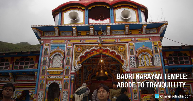 Badrinath Temple (one of the four Char Dham) in Uttarakhand
