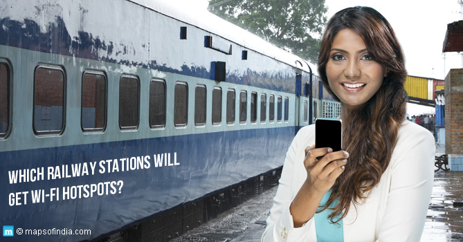 Free Wi-fi Hotspots at 500 Railway Stations in India