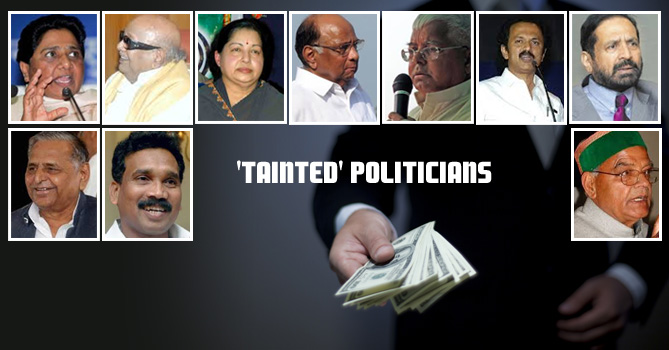 Top 10 Tainted Politicians in India