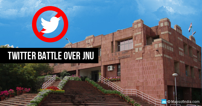 Barkha Dutt - Smriti Irani Twitter Battle Over JNU