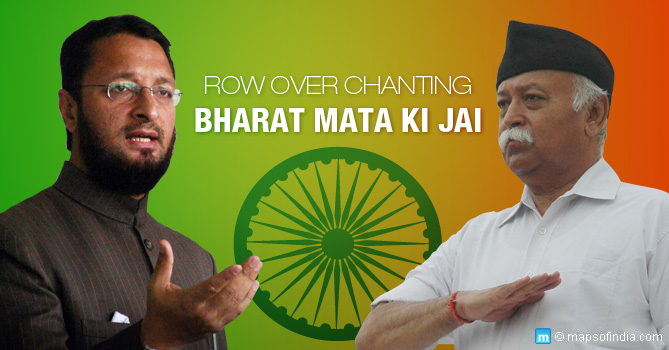 Row Over Chanting Bharat Mata Ki Jai