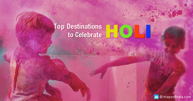 Top 10 Destinations To Celebrate Holi In India