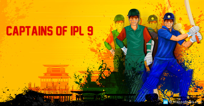 IPL 9 Team Captains