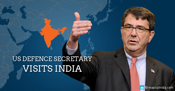 US Defence Secretary Visits India