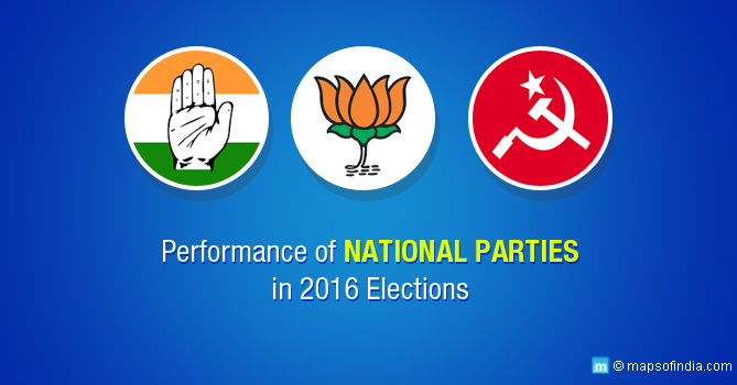 Performance of National Parties in 2016 Elections