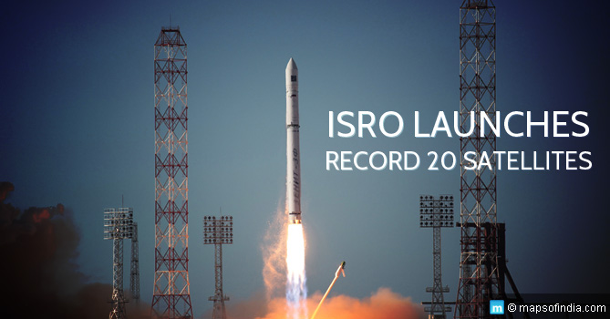 ISRO Launches Record 20 Satellites