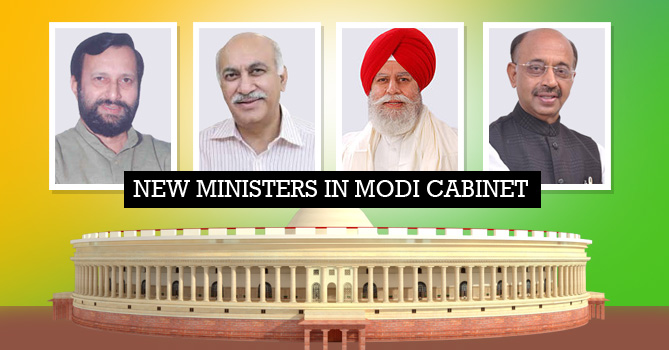 New Ministers in Modi Cabinet