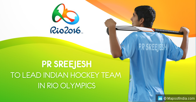 PR Sreejesh Captain of Indian Hockey Team in Rio Olympics