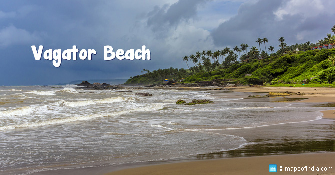 Vagator Beach in Goa