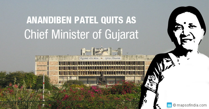 Anandiben Patel Quits as Chief Minister of Gujarat