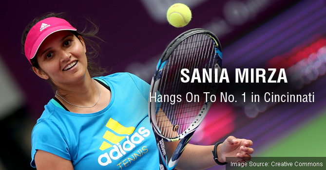 Sania Mirza Becomes World Number 1 in Women's Doubles After Winning Cincinnati Title