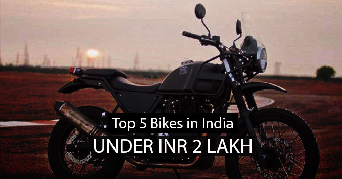 Top 5 Bikes in India Under Rs 2 Lakh
