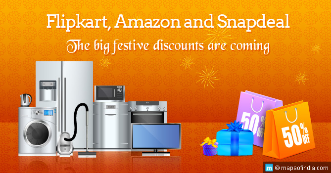 Amazon, Flipkat: The Big Festive Discounts Image