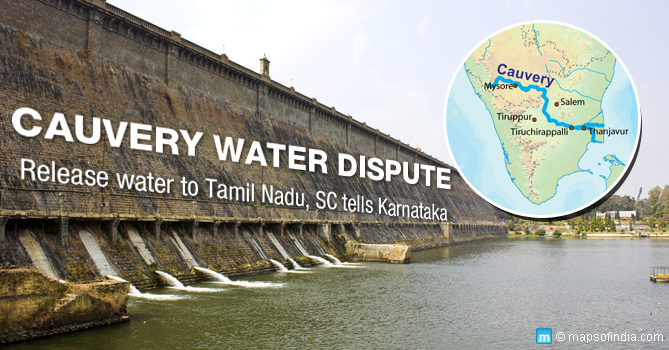 What is Cauvery River Water Dispute