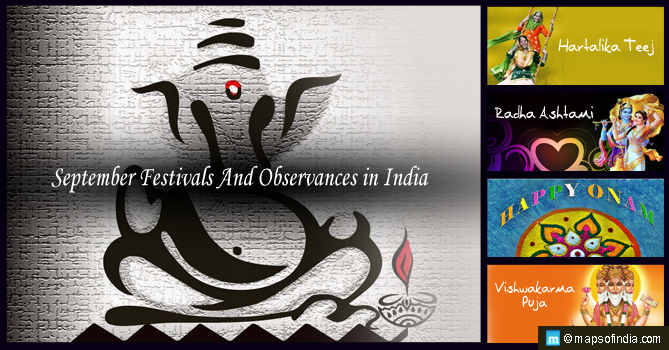 September Festivals and Observances in India
