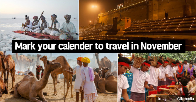 Places o Visit in November in India