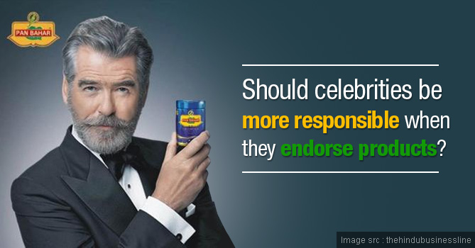 Should celebrities be more responsible when they endorse products?