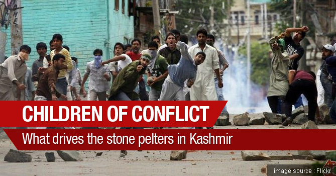 Child Stone Pelters in Kashmir