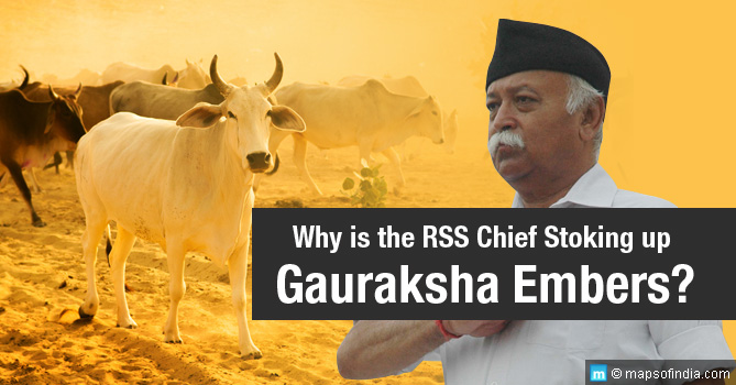 Why is the RSS Chief Stoking up Gauraksha Embers?
