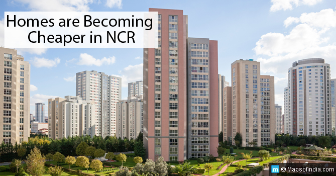 Homes are Becoming Cheaper in NCR