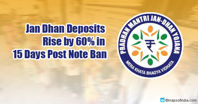 Rise in Jan Dhan Account Deposits After Note Ban