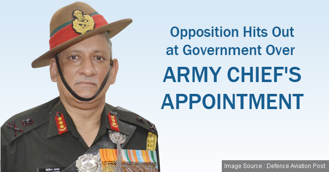 Army Chief Appointment in Political Controversy