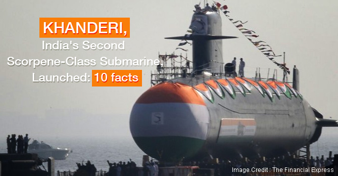 Submarine Khanderi Added to Indian Navy