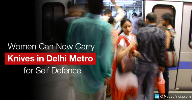 Knives-in-Delhi-Metro-for-Self-Defence