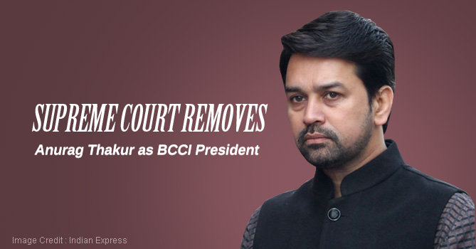 Supreme Court Expels Anurag Thakur from BCCI Post