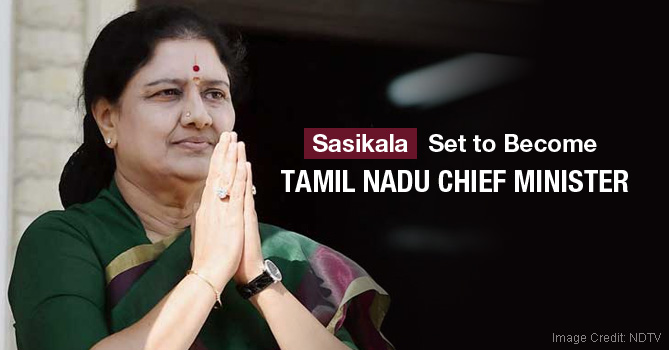 Sasikala In The Show of new Tamilnadu Chief Minister