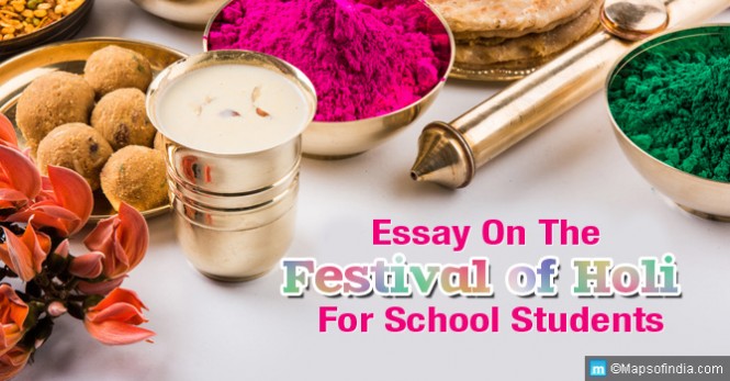 Essay on Holi for School Children and Students