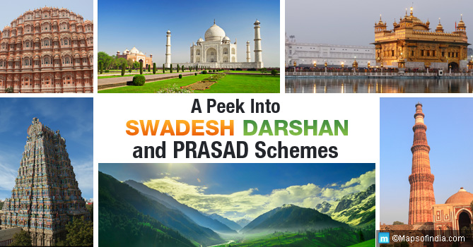 Get to know the objectives and benefits of the government schemes, Swadesh Darshan and PRASAD.