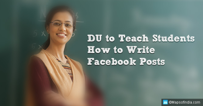facebook posts writing in delhi university